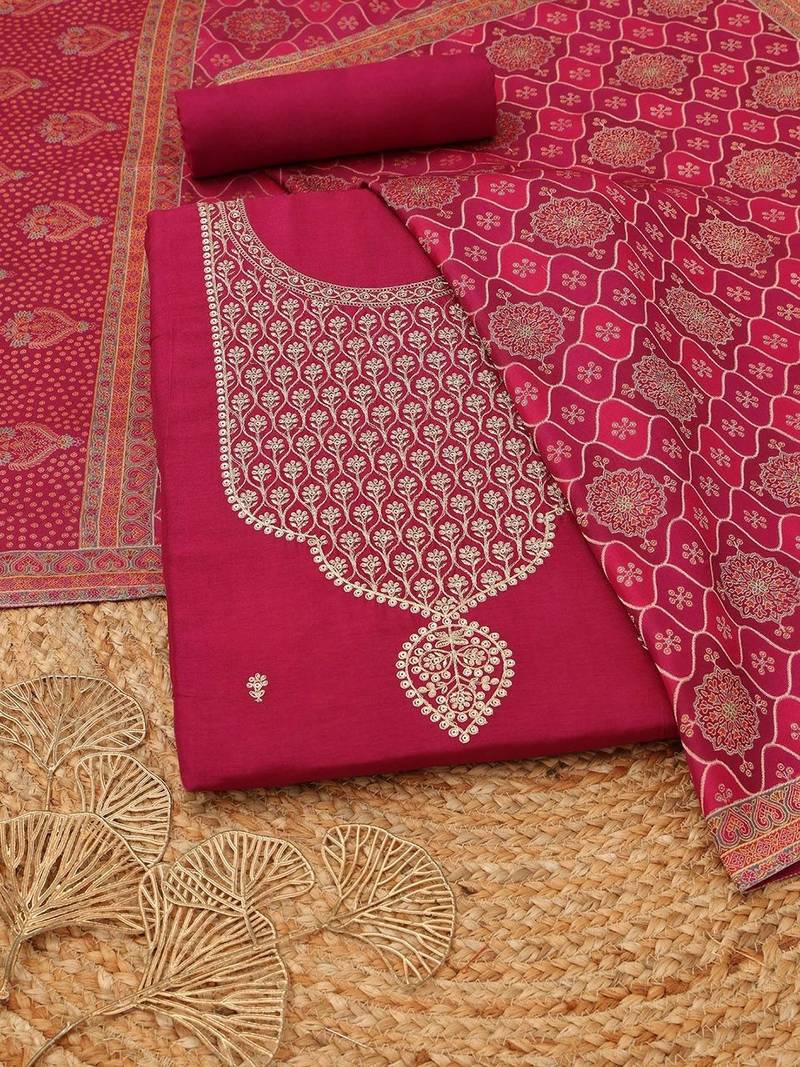unstitched dress material