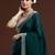 Green woven design bhagalpuri sarees with blouse piece