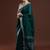 Green woven design bhagalpuri sarees with blouse piece