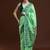 Green woven design saree with blouse