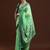Green woven design saree with blouse
