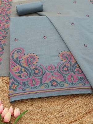 printed unstitched dress material 1