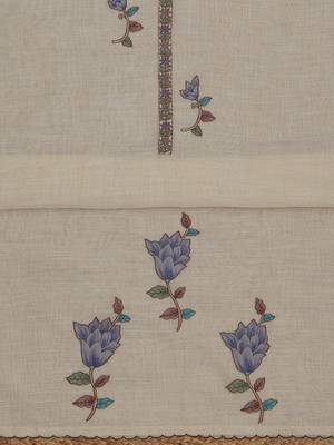embroidered  cotton unstitched dress material 5