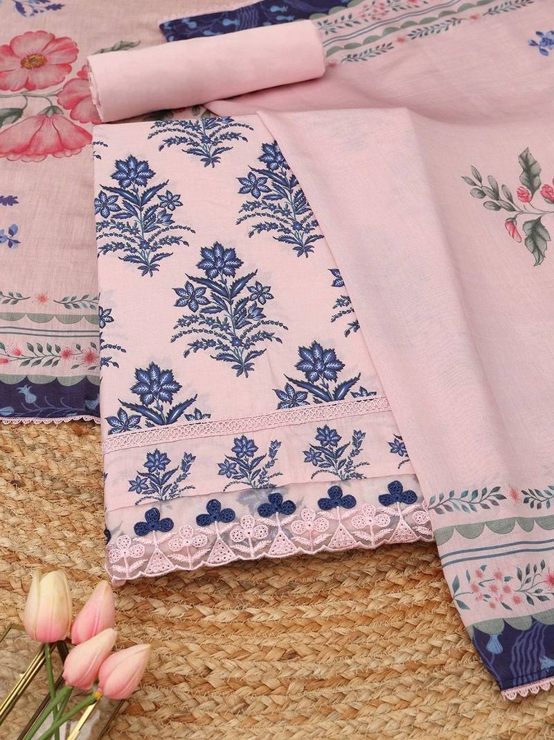 printed unstitched dress material