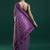 Lavender woven design saree with blouse