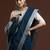 Blue woven design bhagalpuri sarees with blouse piece