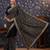 Black embroidered saree with blouse piece