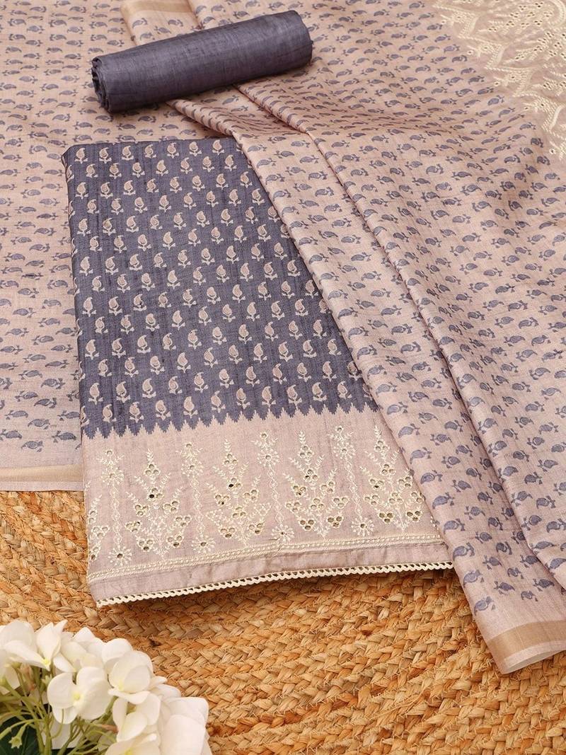 printed unstitched dress material