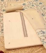 embroidered linen unstitched dress material