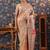 Cream woven design banarasi saree with blouse piece
