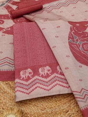 printed unstitched dress material 1