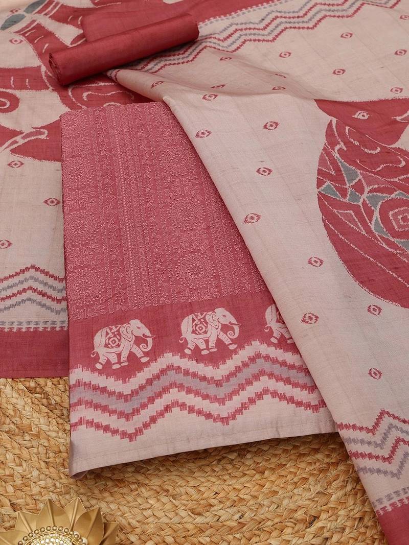 printed unstitched dress material