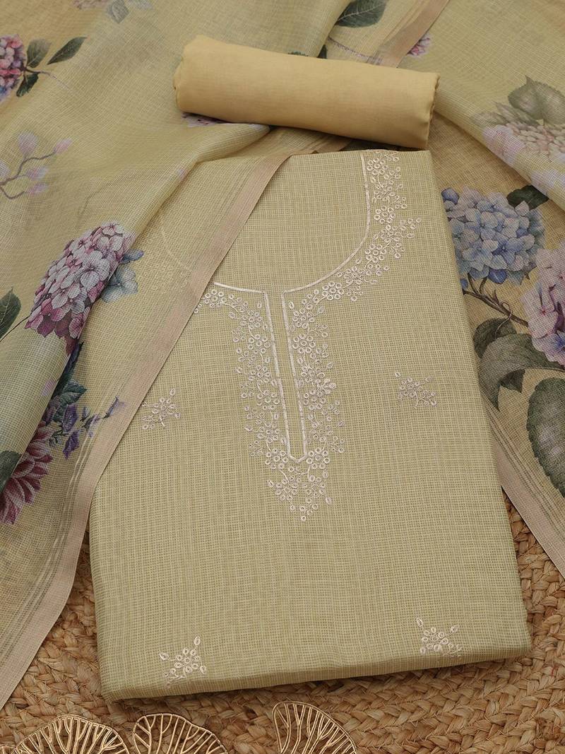 printed unstitched dress material