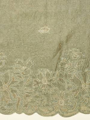 floral embellished embellished unstitched dress material 5