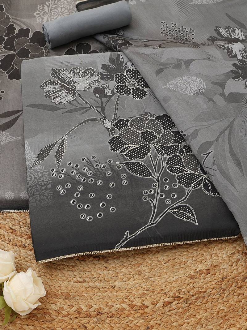 printed unstitched dress material