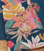 printed viscose rayon unstitched dress material