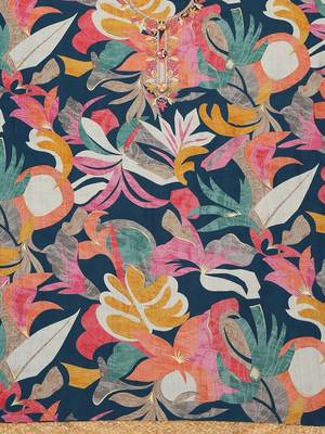 printed viscose rayon unstitched dress material 5