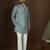 Men’s white cotton blend solid embroidered kurta with trouser set | trendy designer ethnic wear for wedding, festive