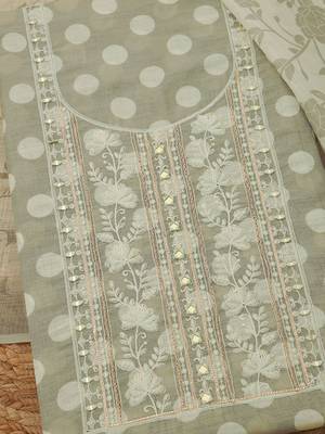 printed linen unstitched dress material 2