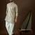 Men’s beige georgette solid embroidered kurta with trouser set | trendy designer ethnic wear for wedding, festive