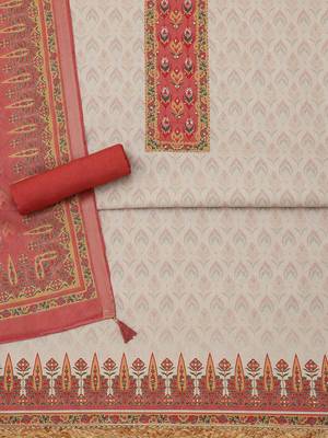 printed art silk unstitched dress material 4