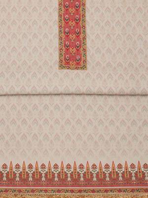printed art silk unstitched dress material 5