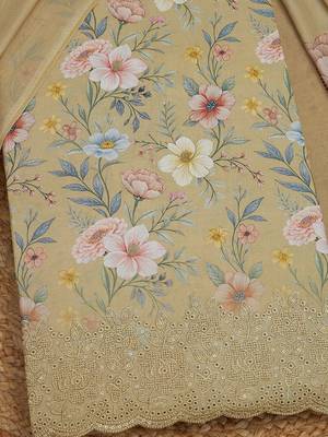 printed unstitched dress material 2