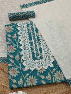 printed  cotton unstitched dress material 1