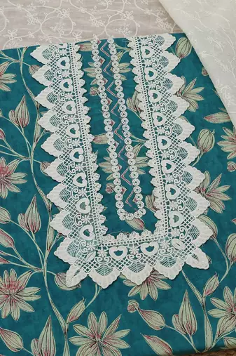 printed  cotton unstitched dress material
