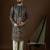 Men’s teal georgette solid embroidered kurta with trouser set | trendy designer ethnic wear for wedding, festive