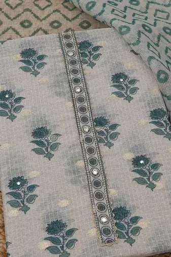 printed unstitched dress material