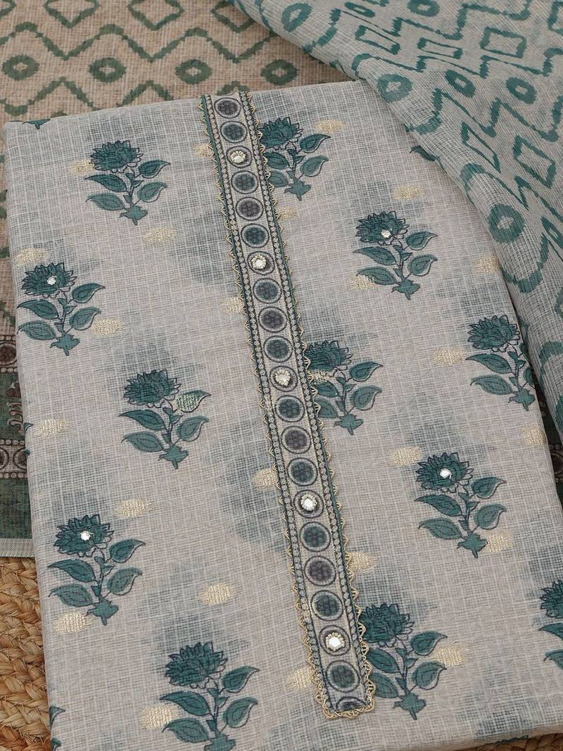 printed unstitched dress material