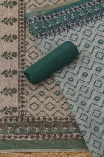 printed unstitched dress material