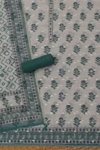 printed unstitched dress material