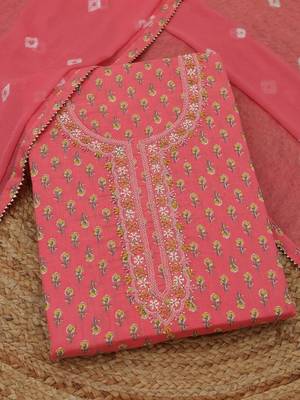 printed unstitched dress material 2