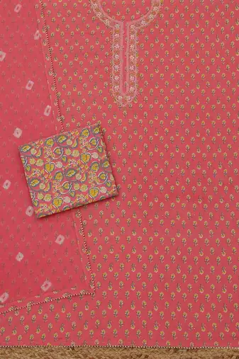printed unstitched dress material