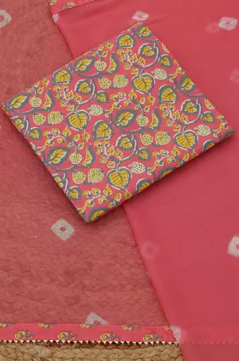 printed unstitched dress material