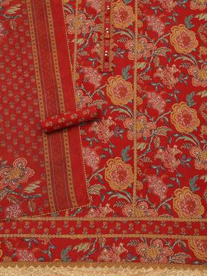 printed unstitched dress material 2