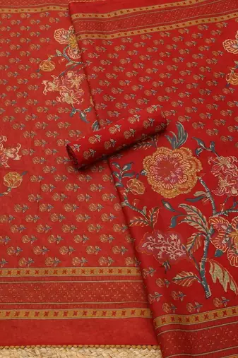 printed unstitched dress material