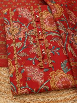 printed unstitched dress material 4