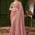 Mauve embellished festive wear with matching blouse