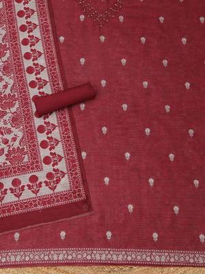 printed art silk unstitched dress material 3