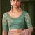 Mauve embellished festive wear with matching blouse