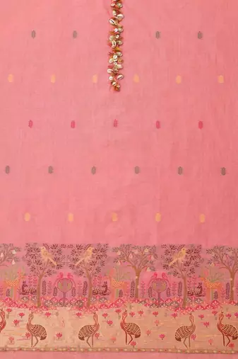 printed unstitched dress material