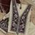 Embroidered raoman silk anarkali kurta with pant & dupatta set for women