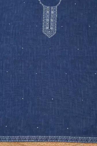 embroidered linen unstitched dress material
