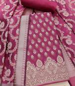 chanderi unstitched dress material