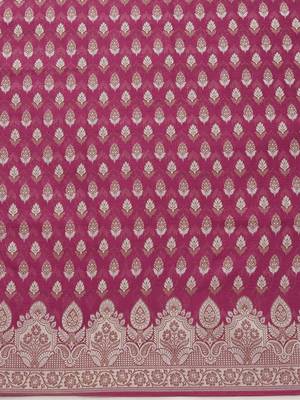 chanderi unstitched dress material 5