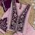 Embroidered raoman silk anarkali kurta with pant & dupatta set for women