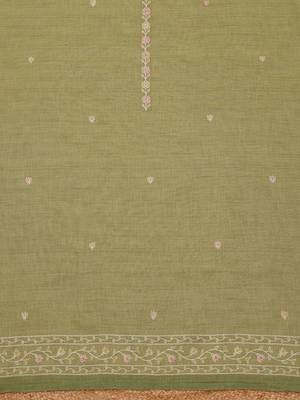 printed linen unstitched dress material 5